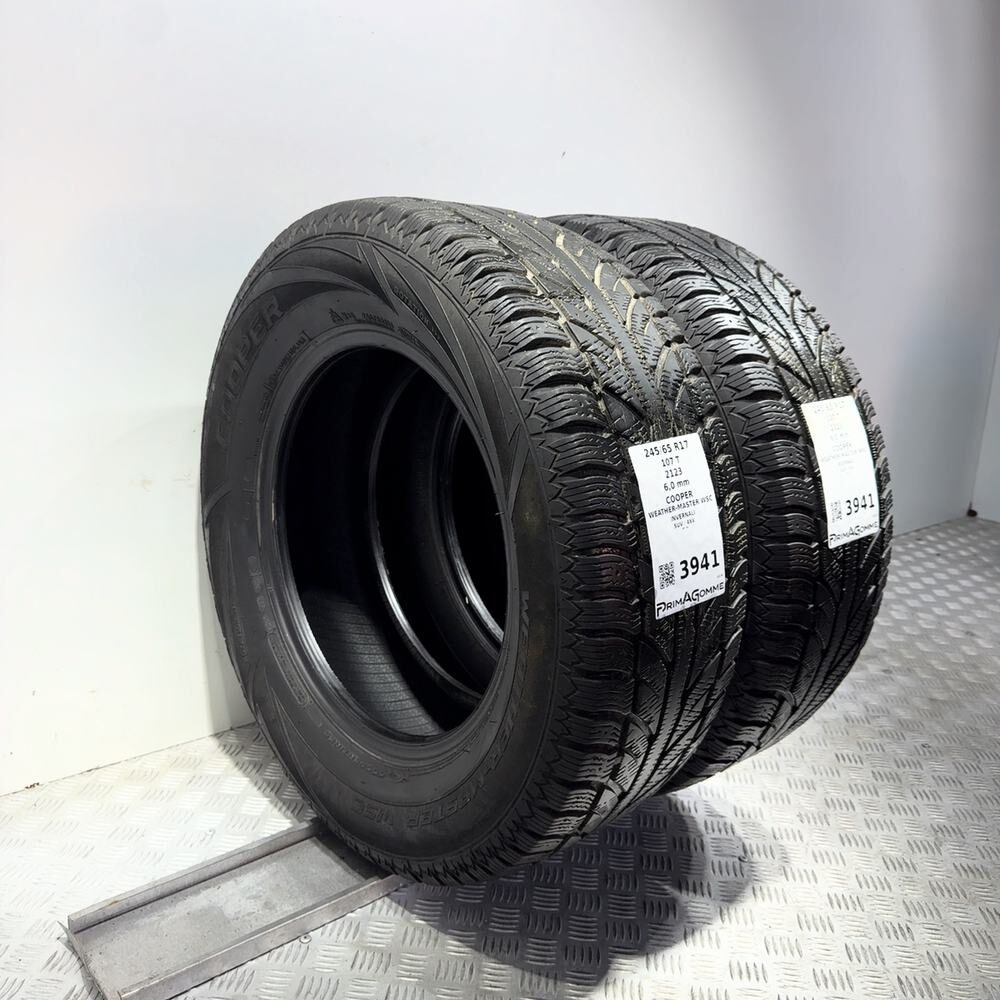 Gomme Usate 245 65 R17 107T Cooper Weather-Master Wsc 86% Invernali - immagine 11