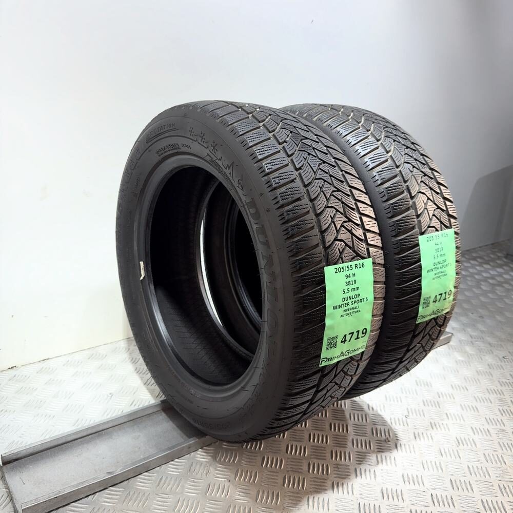 Gomme Usate 205 55 R16 94H Dunlop Winter Sport 5 79% Invernali - immagine 11