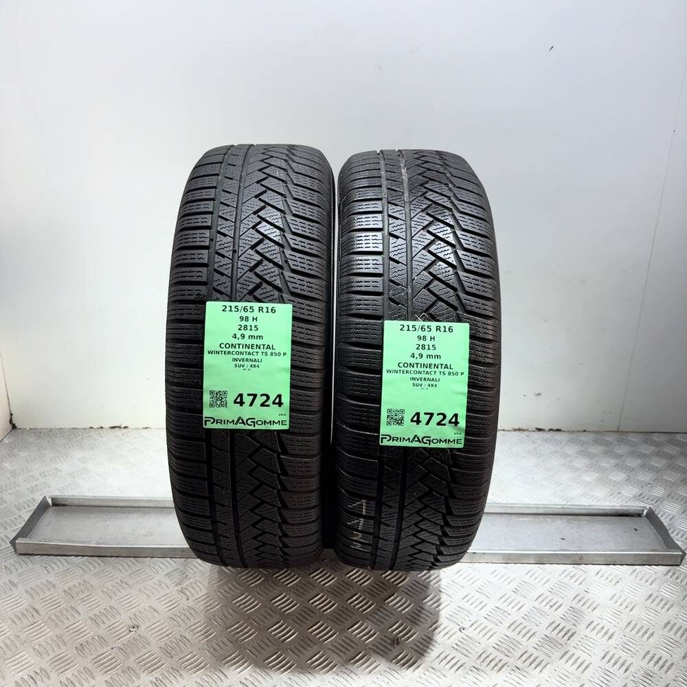 Gomme Usate 215 65 R16 98H Continental Wintercontact TS 850 P Invernali - immagine 13