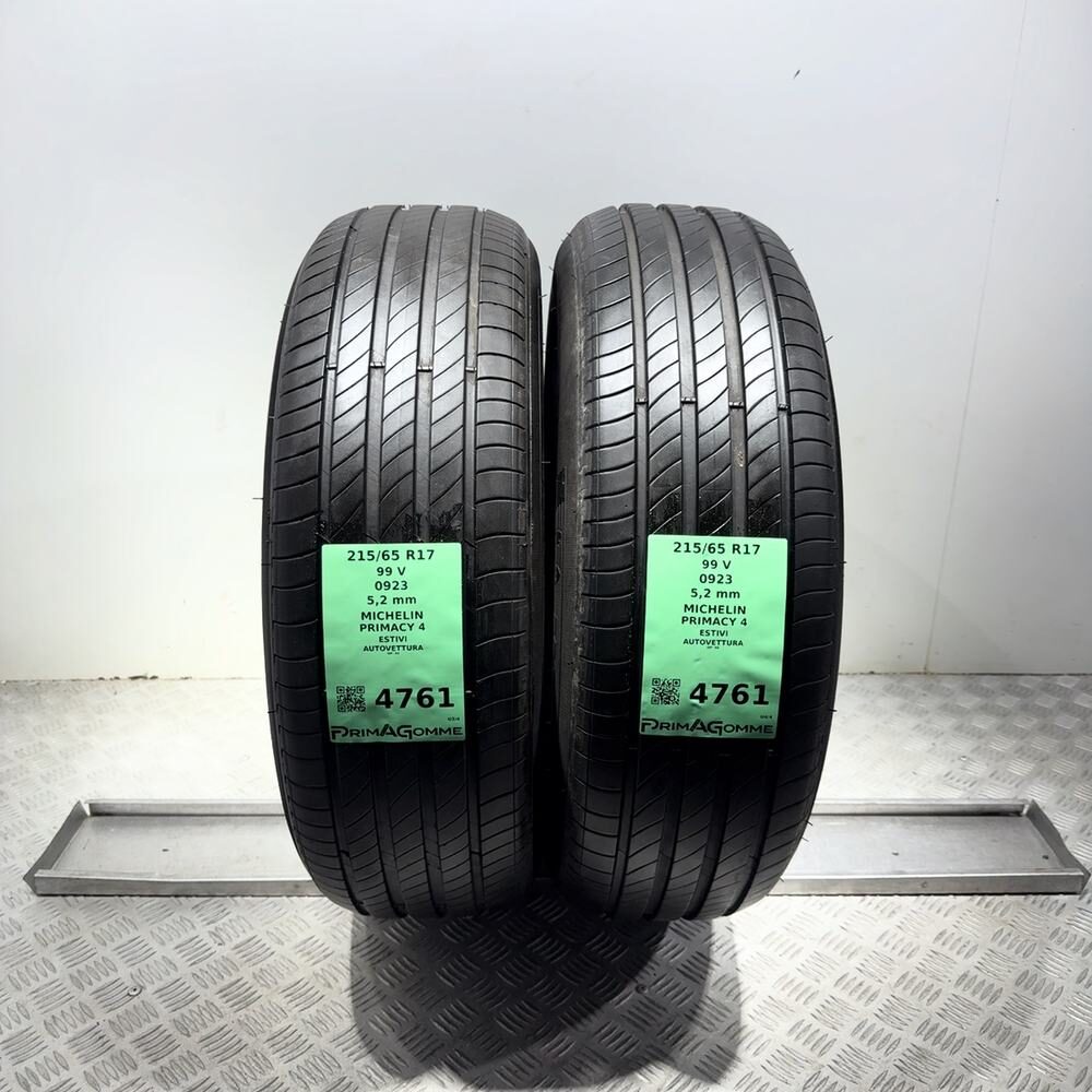 Gomme Usate 215 65 R17 99V Michelin Primacy 4 74% Estive - immagine 13