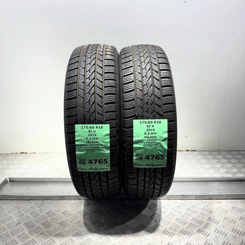 Gomme Usate 175 60 R16 82H Falken Euroall Season AS200 90% 4 Stagioni - immagine 13