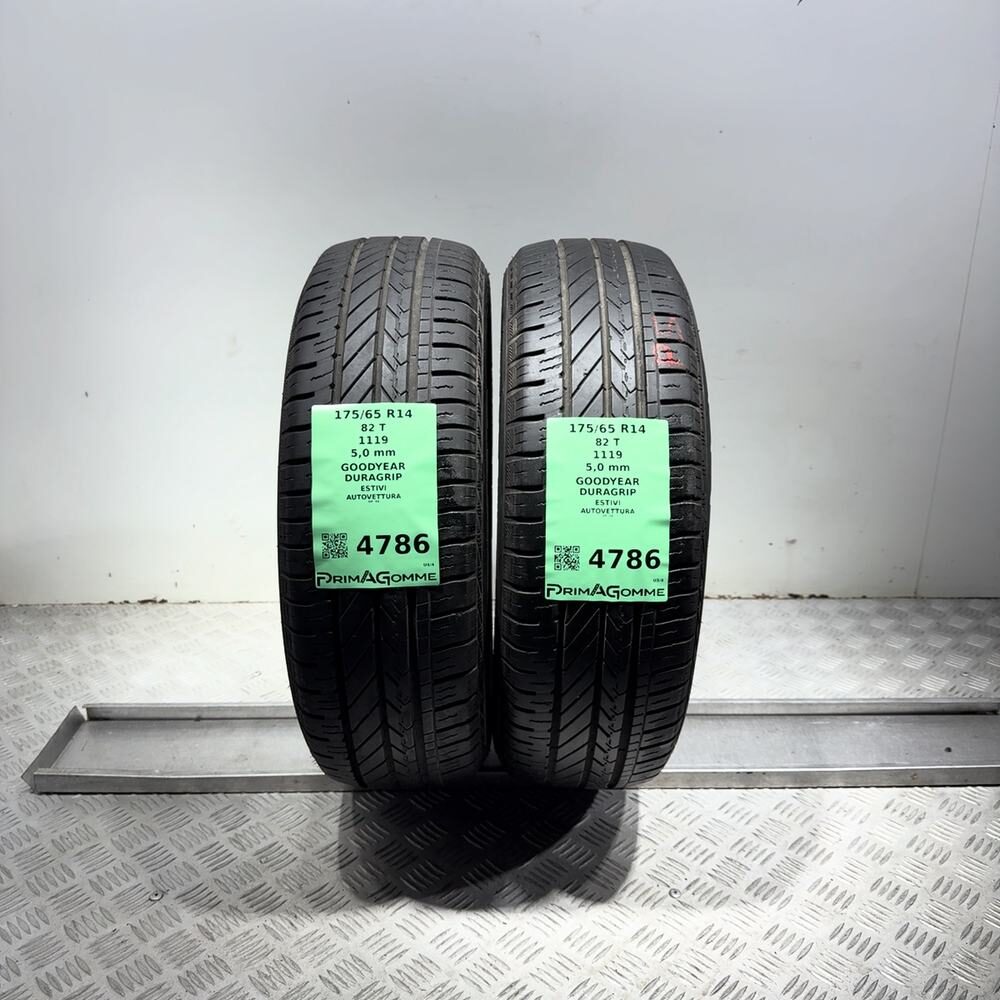 Gomme Usate 175 65 R14 82T Goodyear Duragrip 71% Estive - immagine 13