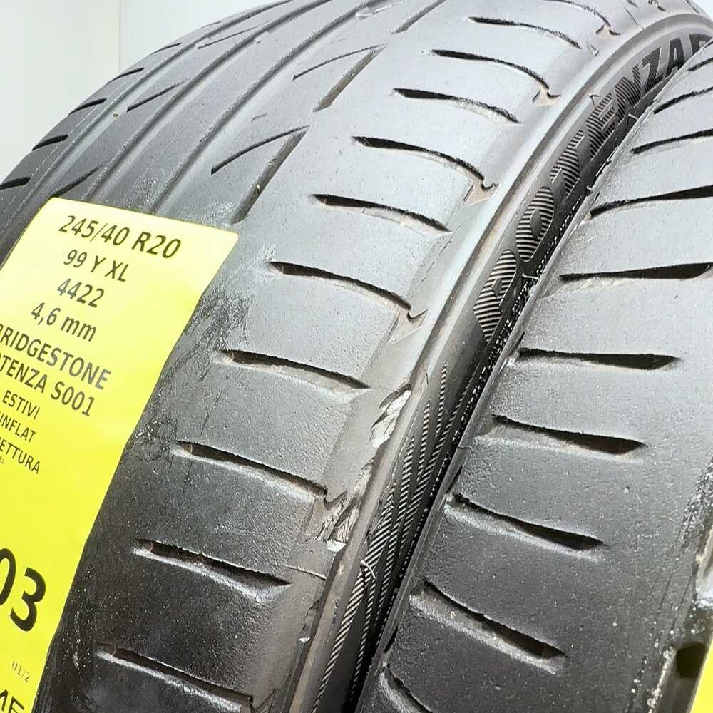 Gomme Usate 245 40 R20 99Y XL Bridgestone Potenza S001 RunFlat Estive - immagine 13