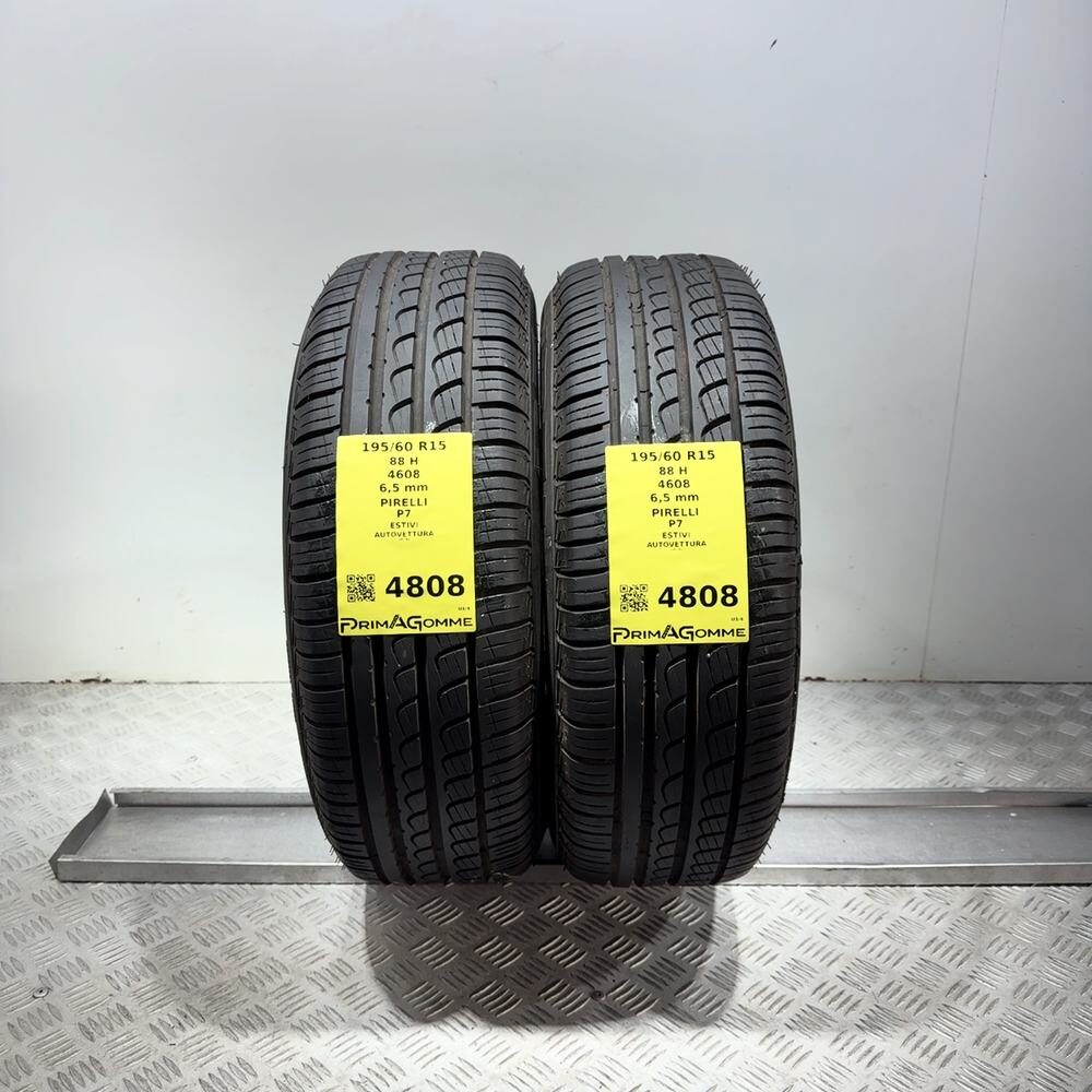 Gomme Usate 195 60 R15 88H Pirelli P7 93% Estive - immagine 13
