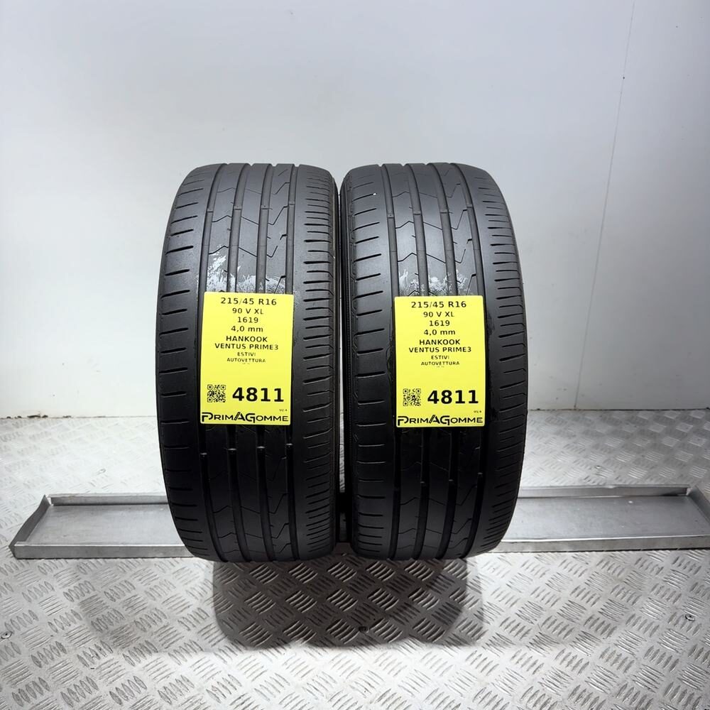 Gomme Usate 215 45 R16 90V XL Hankook Ventus Prime3 Estive - immagine 13