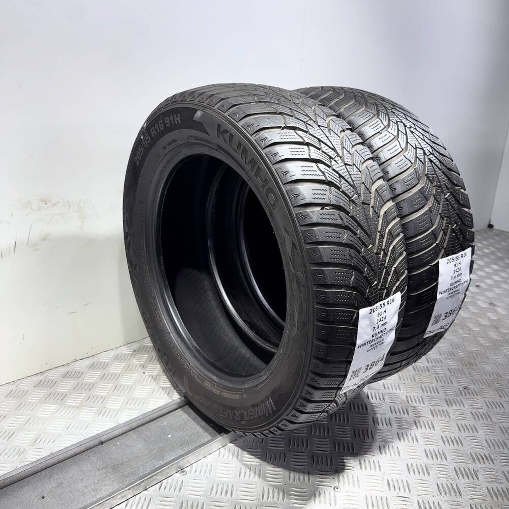 Gomme Usate 205 55 R16 91H Kumho Wintercraft WP52 98% Invernali - immagine 13