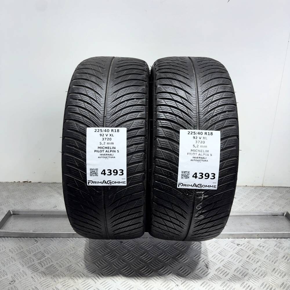 Gomme Usate 225 40 R18 92V XL Michelin Pilot Alpin 5 74% Invernali - immagine 13