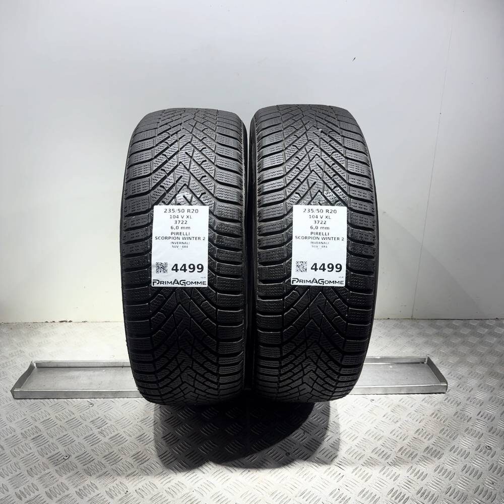 Gomme Usate 235 50 R20 104V XL Pirelli Scorpion Winter 2 86% Invernali - immagine 13