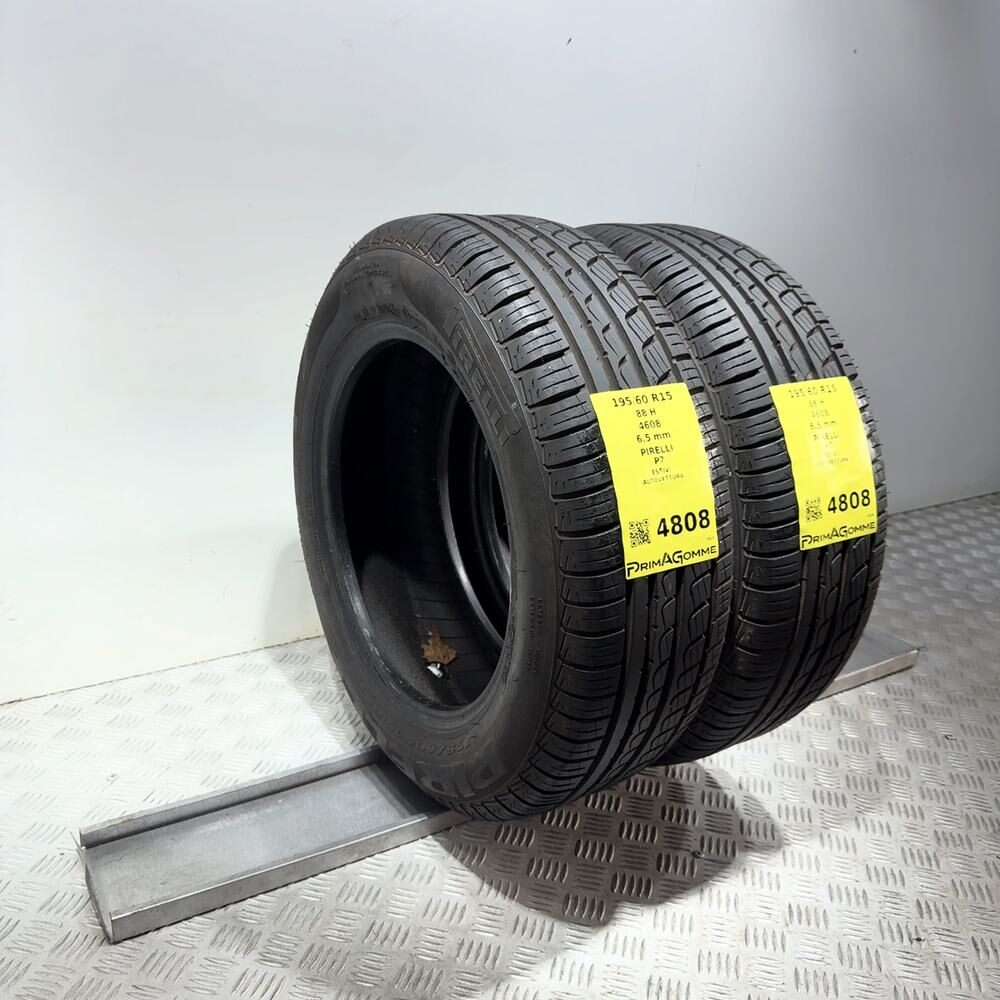 Gomme Usate 195 60 R15 88H Pirelli P7 93% Estive - immagine 14