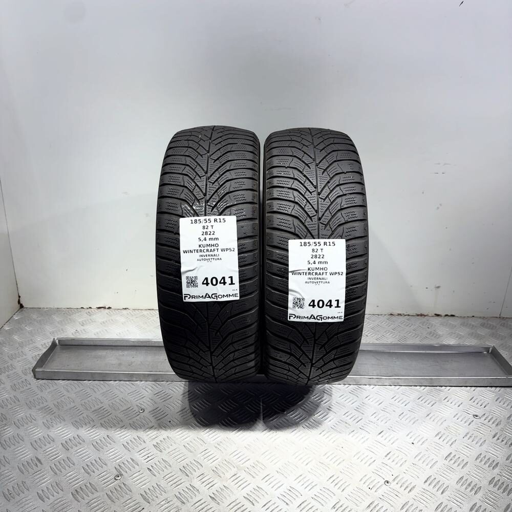 Gomme Usate 185 55 R15 82T Kumho Wintercraft WP52 77% Invernali - immagine 14