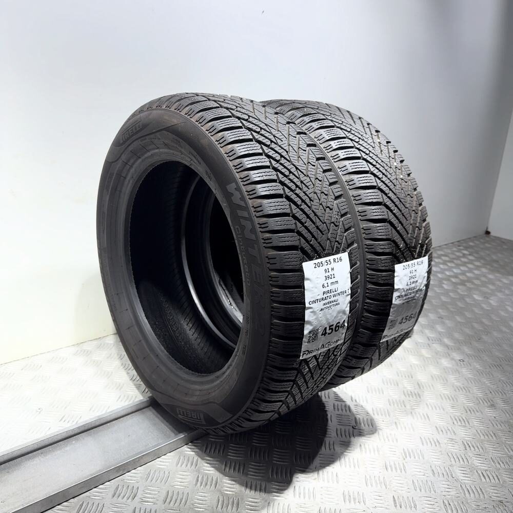 Gomme Usate 205 55 R16 91H Pirelli Cinturato Winter 2 87% Invernali - immagine 15