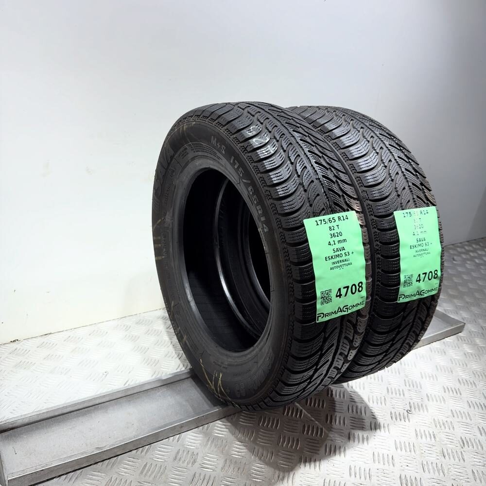 Gomme Usate 175 65 R14 82T Sava Eskimo S3 + Invernali - immagine 15