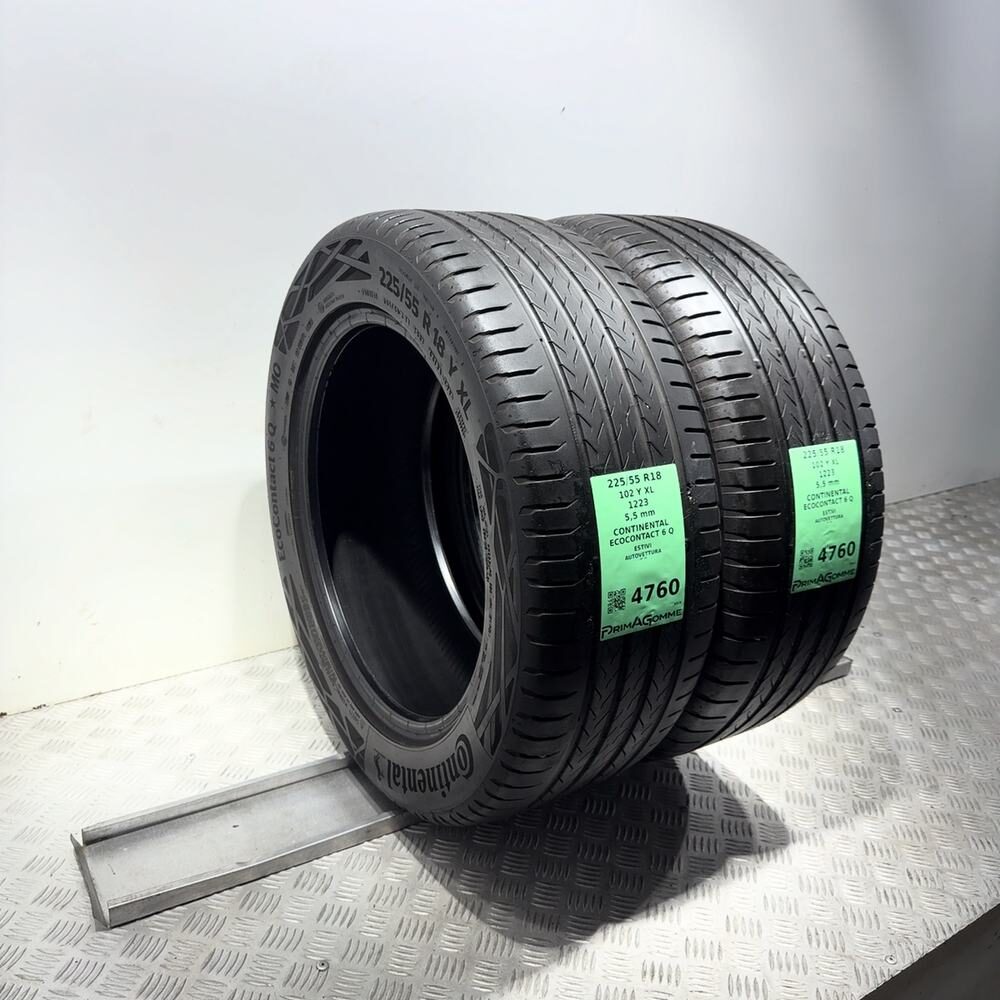 Gomme Usate 225 55 R18 102Y XL Continental Ecocontact 6 Q 79% Estive - immagine 15