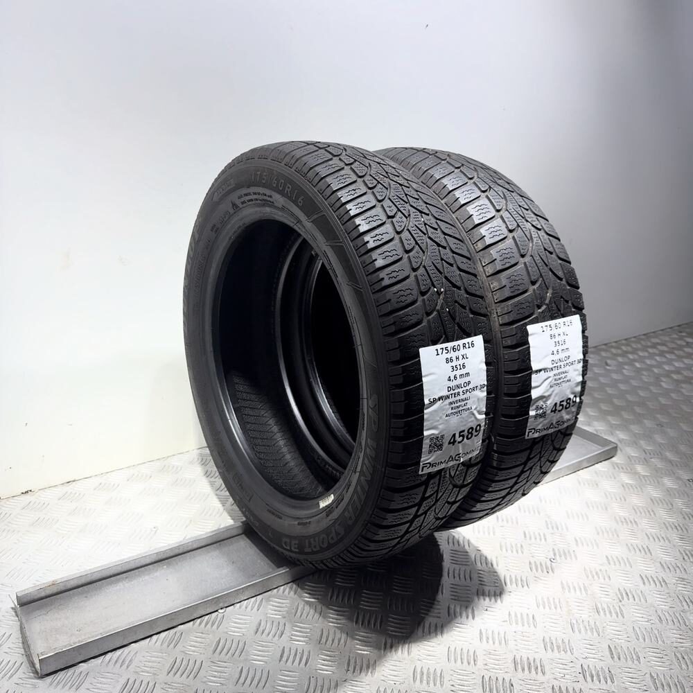 Gomme Usate 175 60 R16 86H XL Dunlop SP Winter Sport 3D RunFlat Invernali - immagine 16