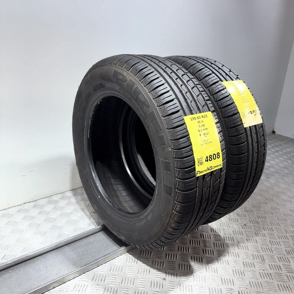 Gomme Usate 195 60 R15 88H Pirelli P7 93% Estive - immagine 17
