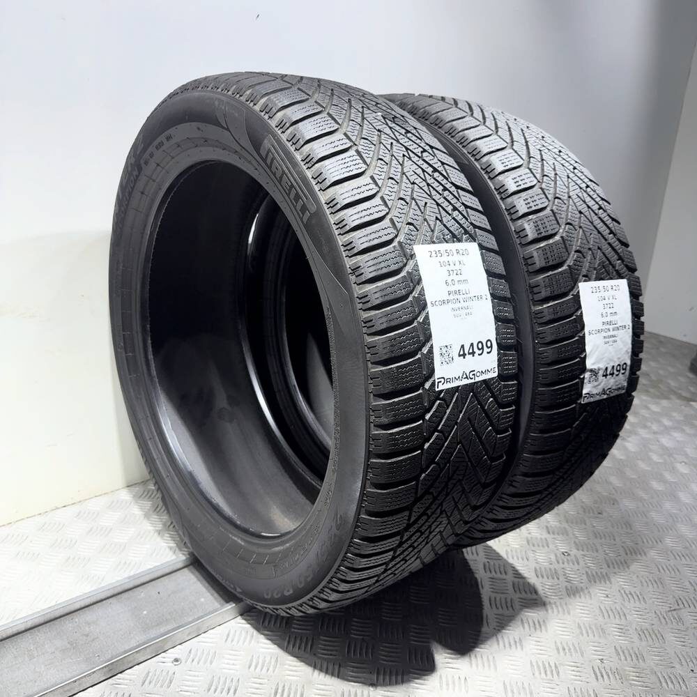 Gomme Usate 235 50 R20 104V XL Pirelli Scorpion Winter 2 86% Invernali - immagine 17