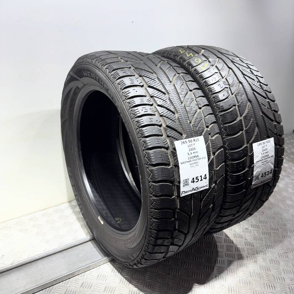 Gomme Usate 265 50 R20 107T Cooper Weather-Master Wsc 77% Invernali - immagine 17