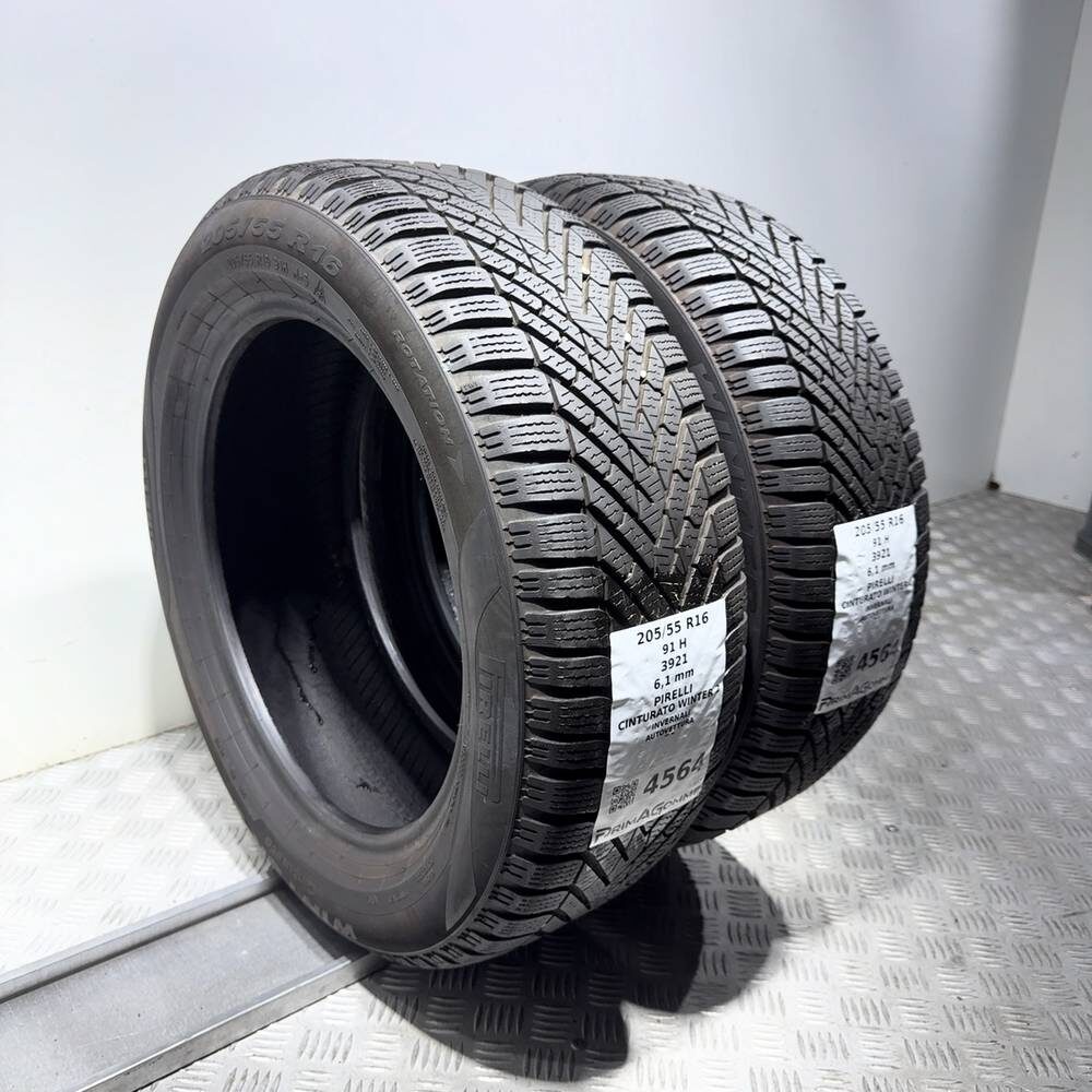 Gomme Usate 205 55 R16 91H Pirelli Cinturato Winter 2 87% Invernali - immagine 17