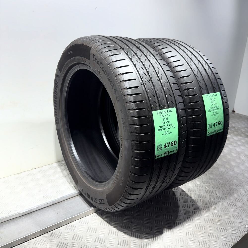 Gomme Usate 225 55 R18 102Y XL Continental Ecocontact 6 Q 79% Estive - immagine 17