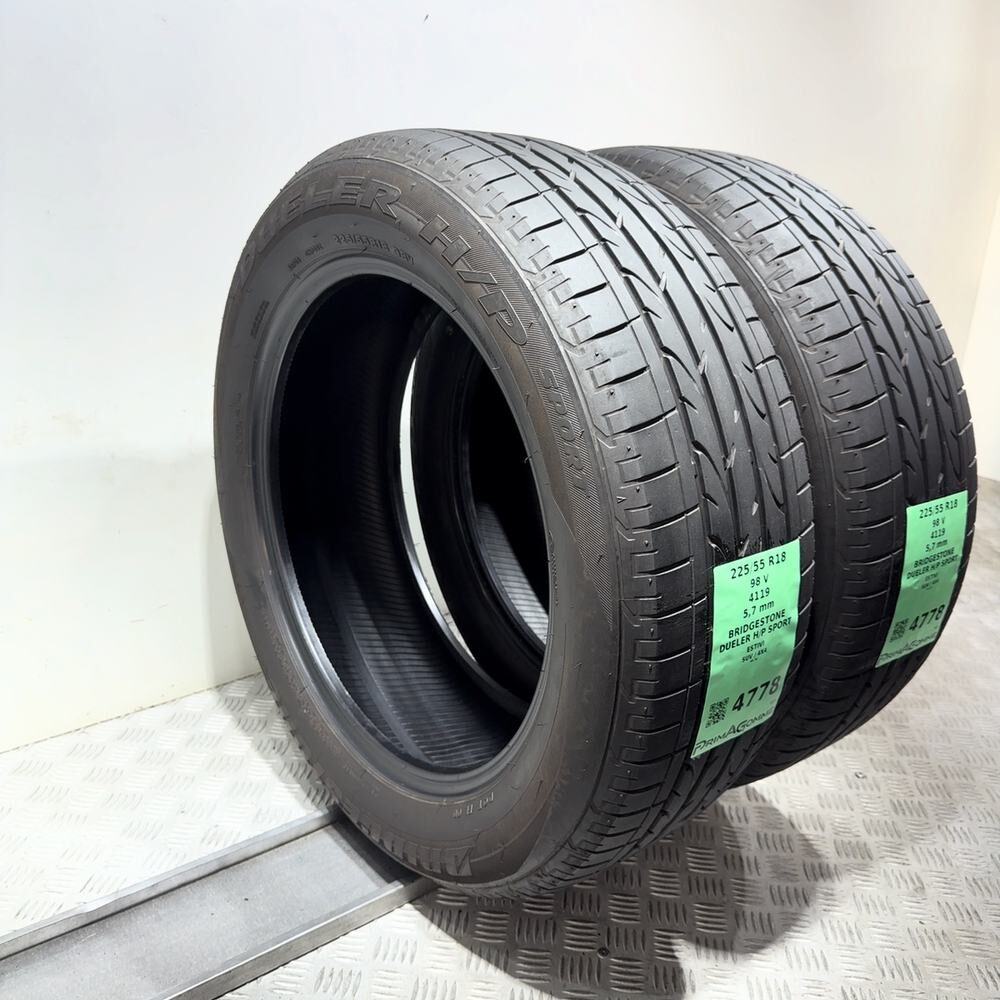 Gomme Usate 225 55 R18 98V Bridgestone Dueler H/P Sport 81% Estive - immagine 17