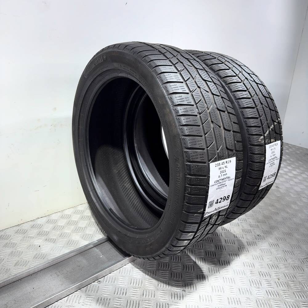 Gomme Usate 235 45 R19 99V XL Continental Contiwintercontact TS830 P Invernali - immagine 18