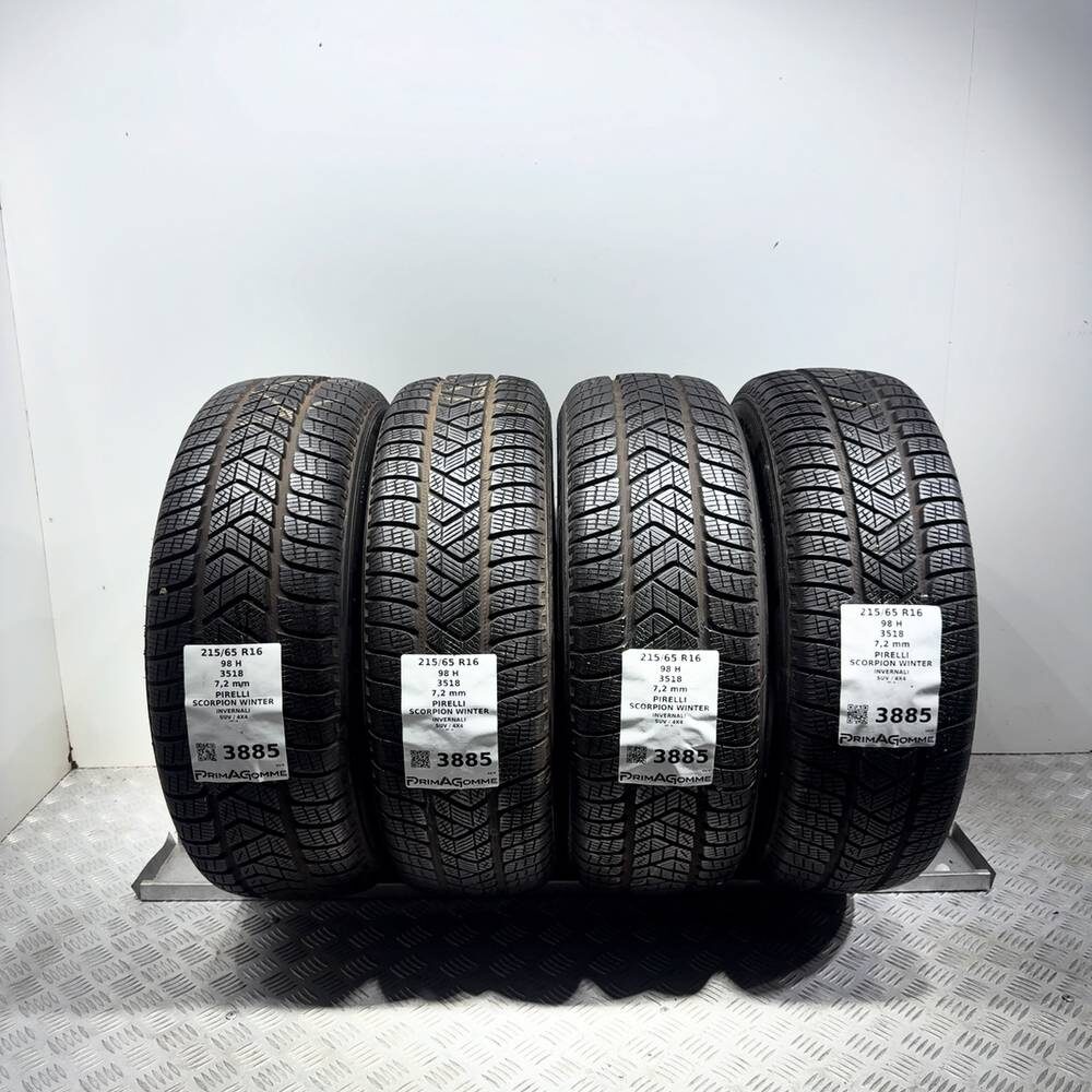 Gomme Usate 215 65 R16 98H Pirelli Scorpion Winter 98% Invernali