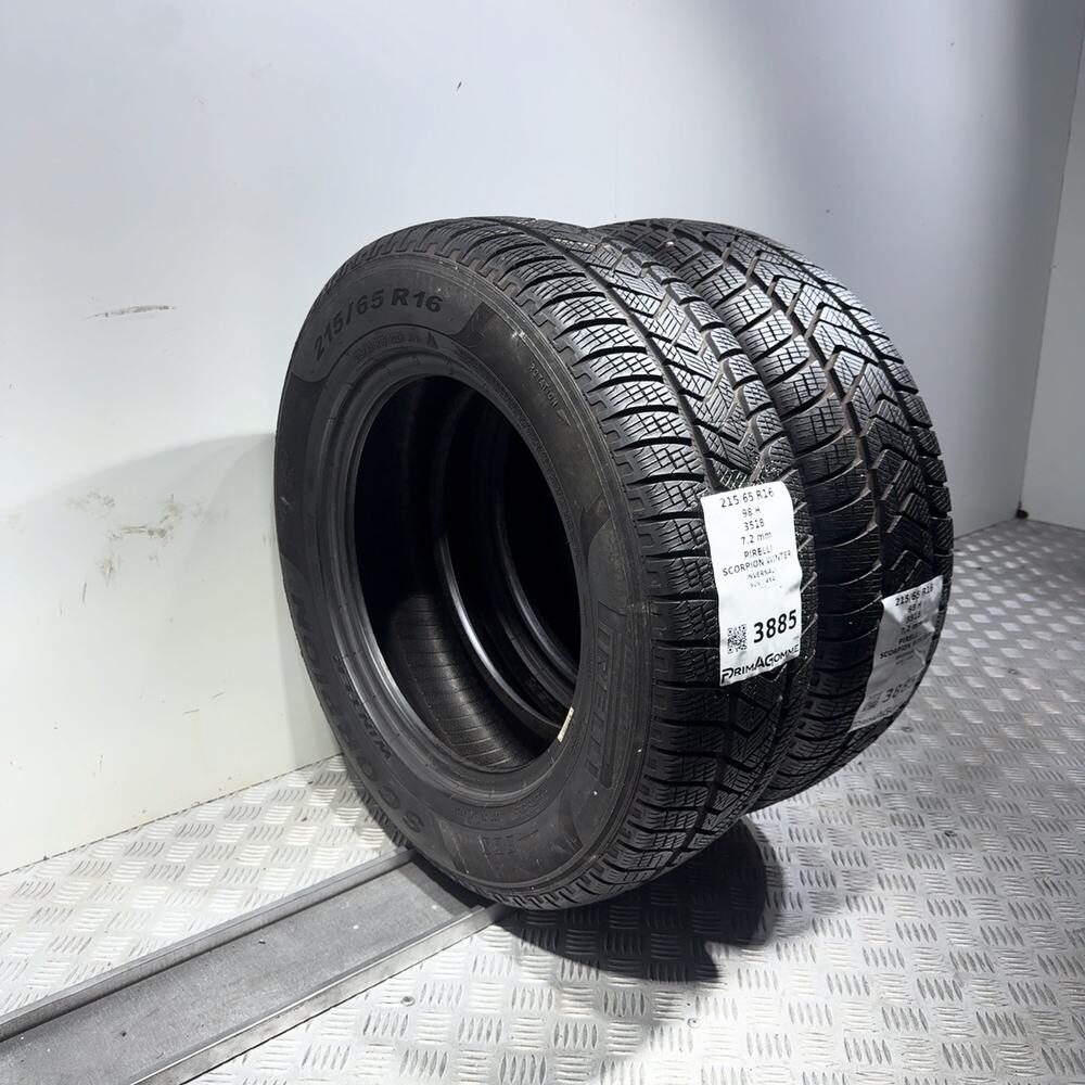 Gomme Usate 215 65 R16 98H Pirelli Scorpion Winter 98% Invernali - immagine 13