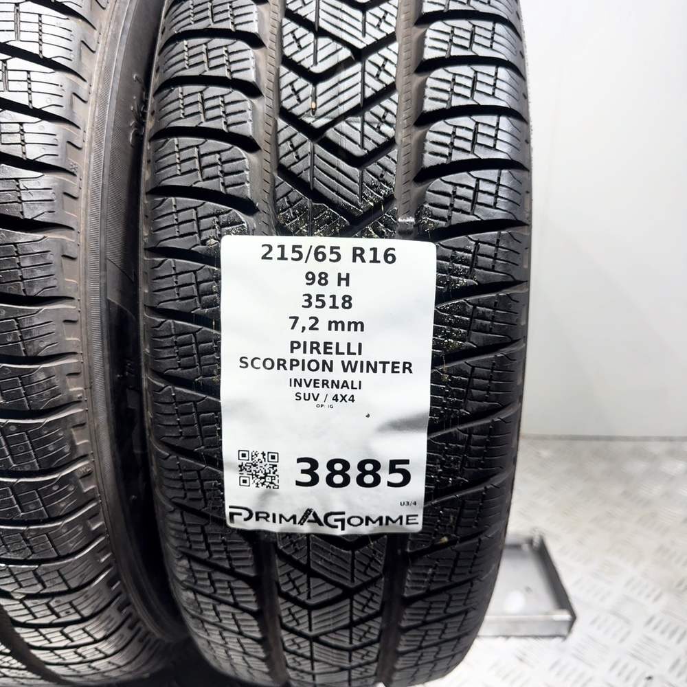 Gomme Usate 215 65 R16 98H Pirelli Scorpion Winter 98% Invernali - immagine 3