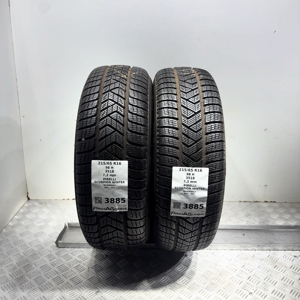 Gomme Usate 215 65 R16 98H Pirelli Scorpion Winter 98% Invernali - immagine 4