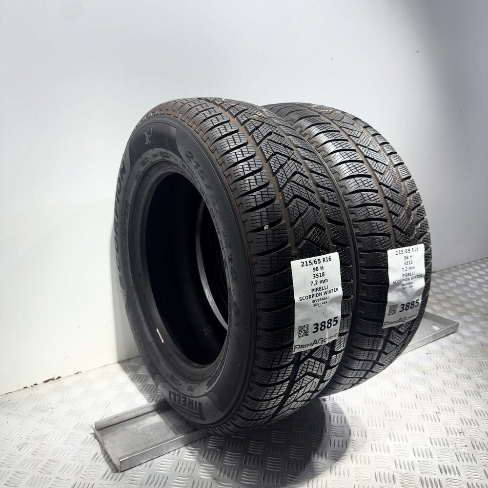 Gomme Usate 215 65 R16 98H Pirelli Scorpion Winter 98% Invernali - immagine 6