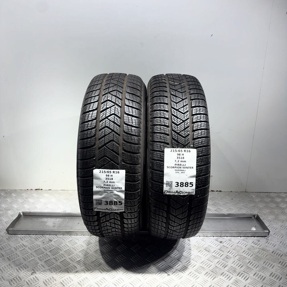 Gomme Usate 215 65 R16 98H Pirelli Scorpion Winter 98% Invernali - immagine 9