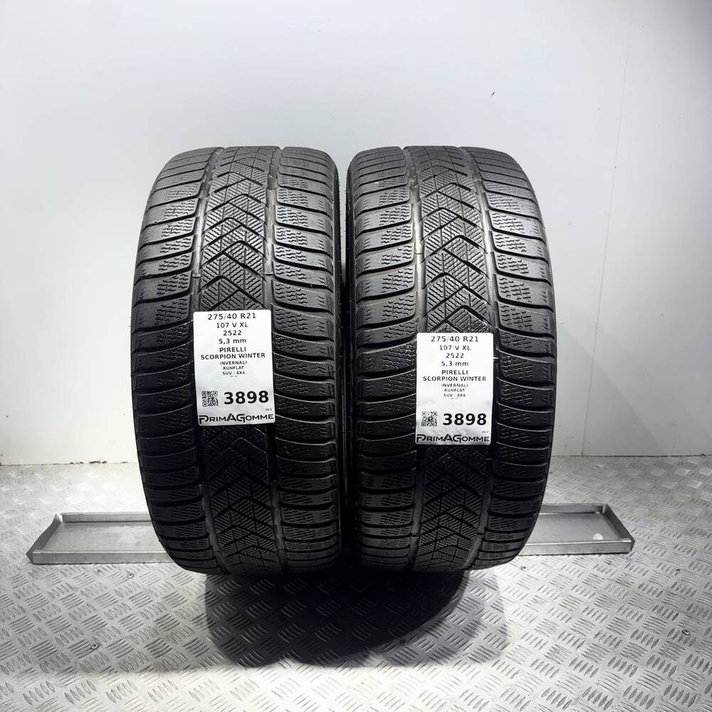Gomme Usate 275 40 R21 107V XL Pirelli Scorpion Winter RunFlat Invernali