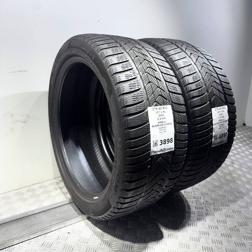 Gomme Usate 275 40 R21 107V XL Pirelli Scorpion Winter RunFlat Invernali - immagine 7