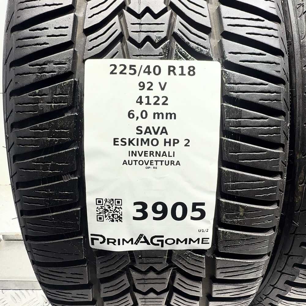 Gomme Usate 225 40 R18 92V Sava Eskimo HP 2 86% Invernali - immagine 3