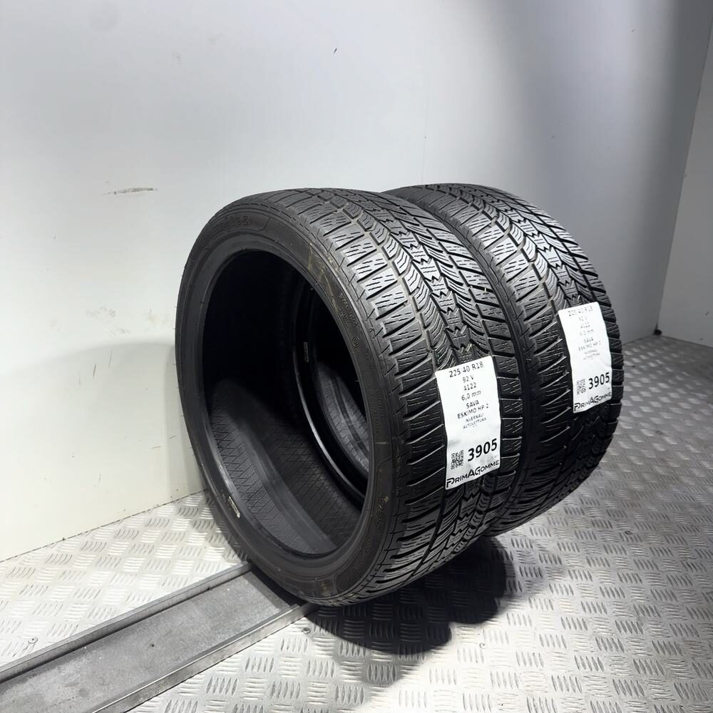 Gomme Usate 225 40 R18 92V Sava Eskimo HP 2 86% Invernali - immagine 7