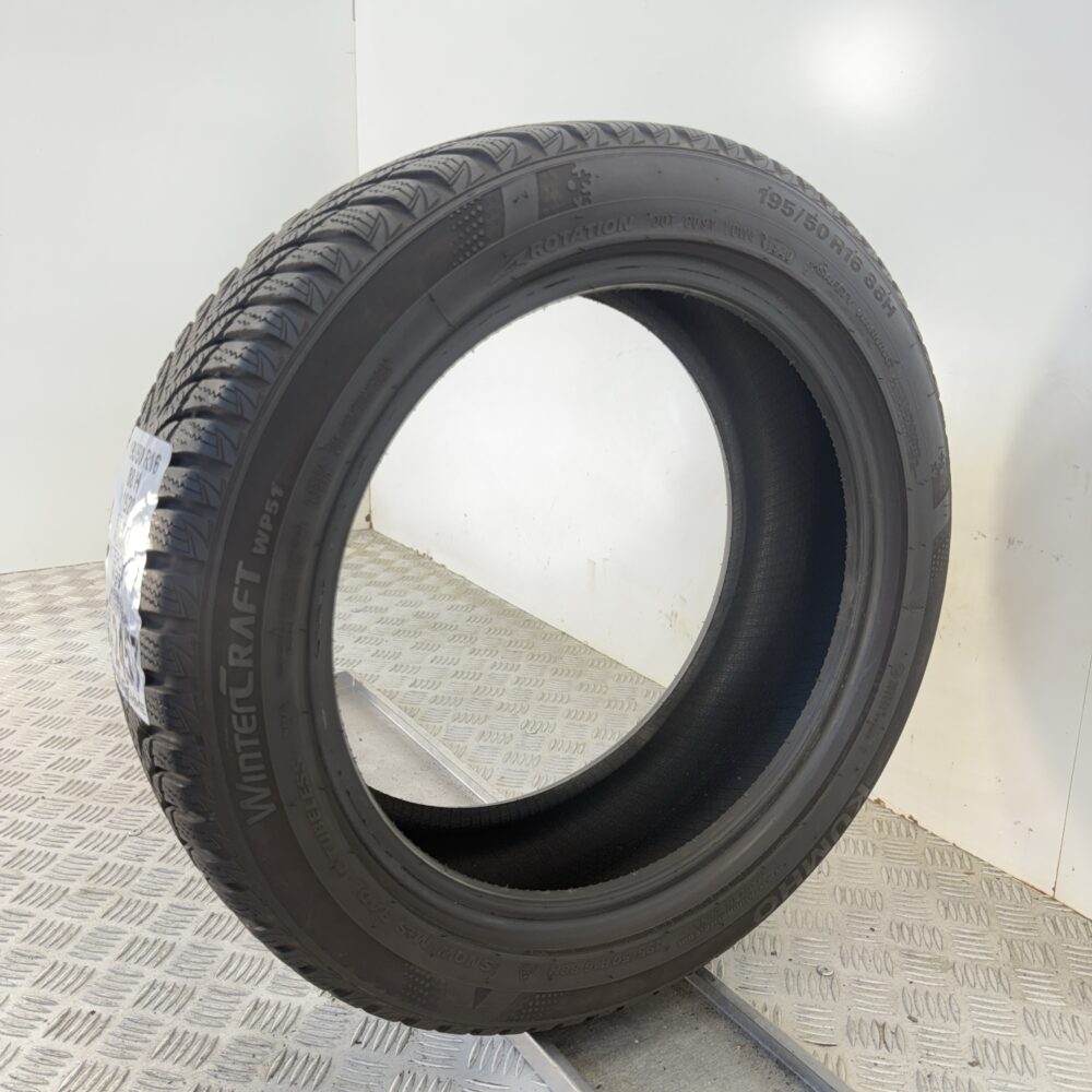 Gomma Usata 195 50 R16 88H Kumho Wintercraft WP51 96% Invernale - immagine 4