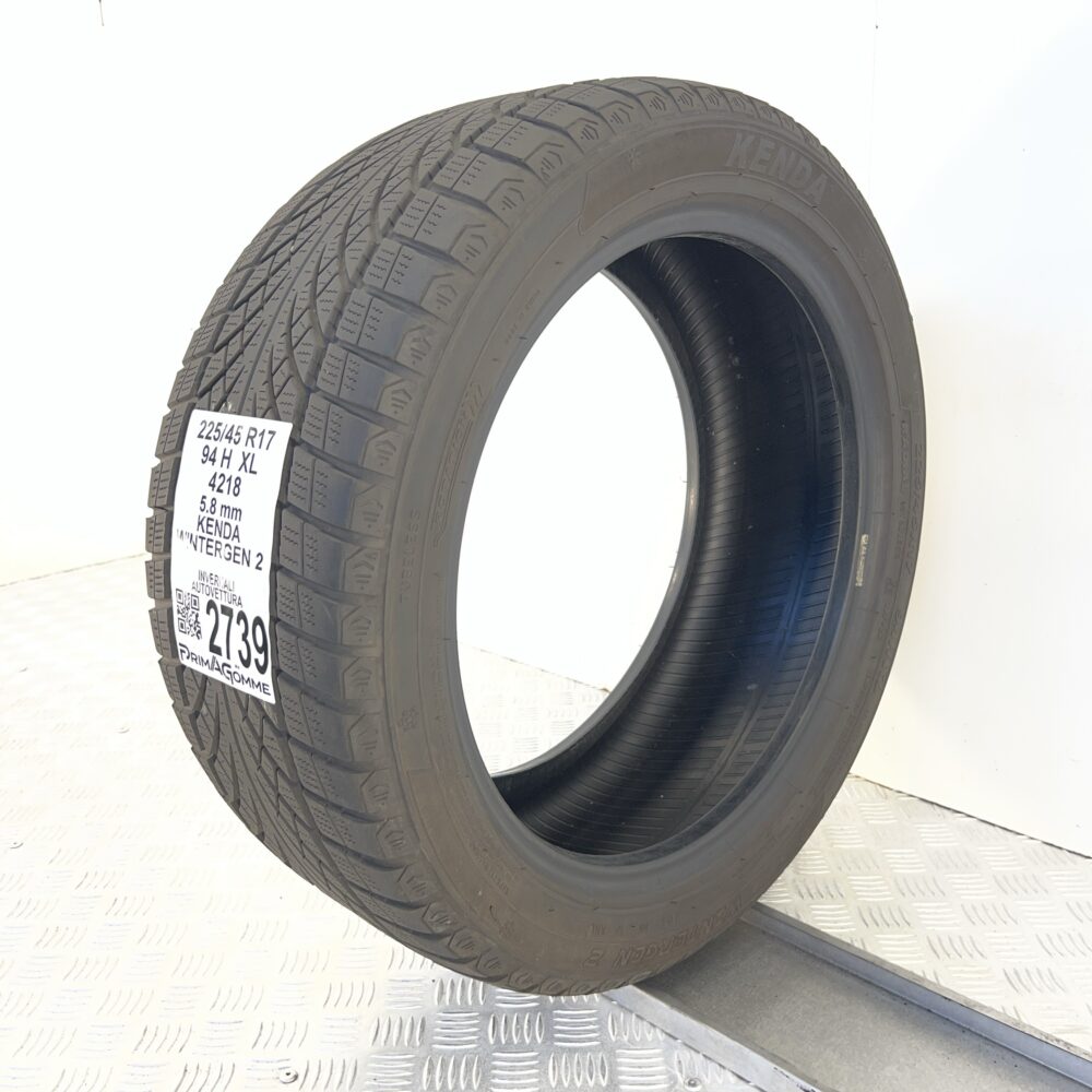 Gomma Usata 225 45 R17 94H XL Kenda Wintergen 2 73% Invernale - immagine 4