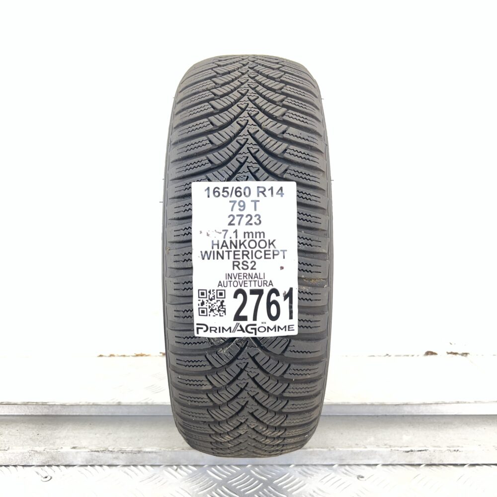 Gomma Usata 165 60 R14 79T Hankook Wintericept RS2 98% Invernale