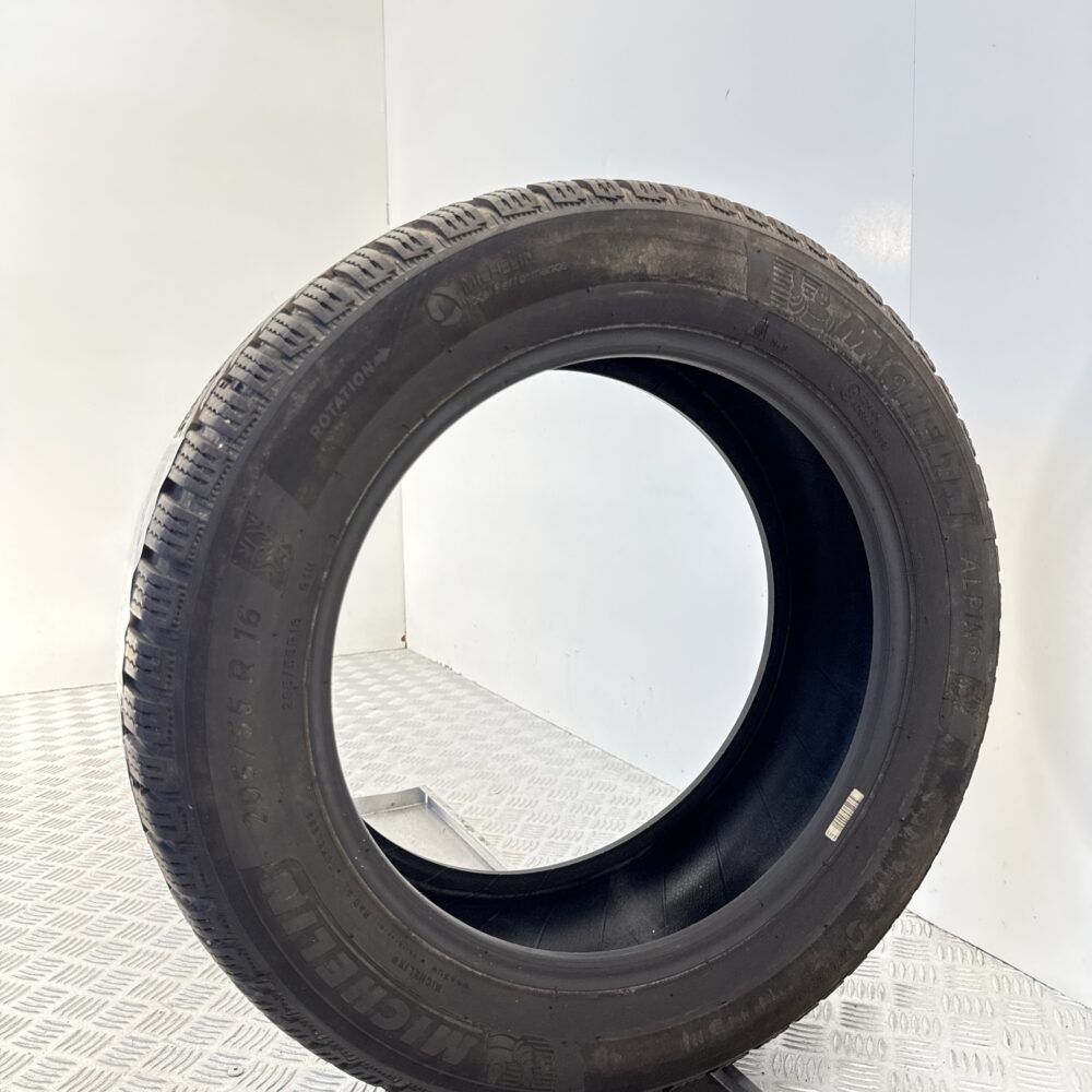 Gomma Usata 205 55 R16 91H Michelin Alpin 6 98% Invernale - immagine 4