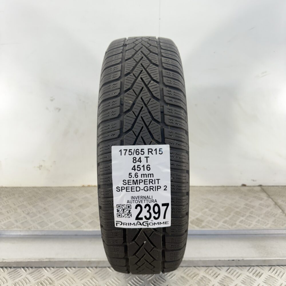 Gomma Usata 175 65 R15 84T Semperit Speed-Grip 2 80% Invernale