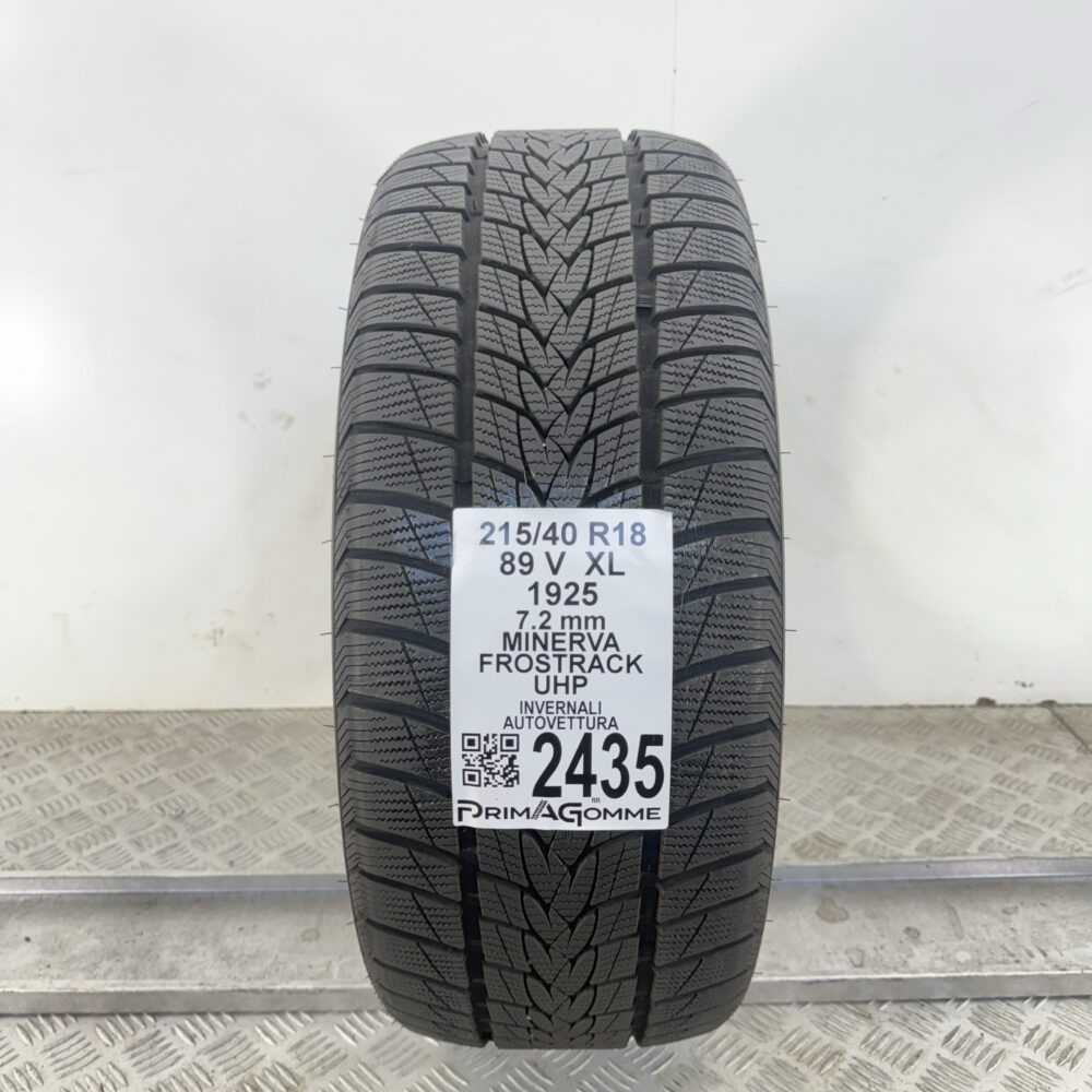 Gomma Usata 215 40 R18 89V XL Minerva Frostrack Uhp 98% Invernale