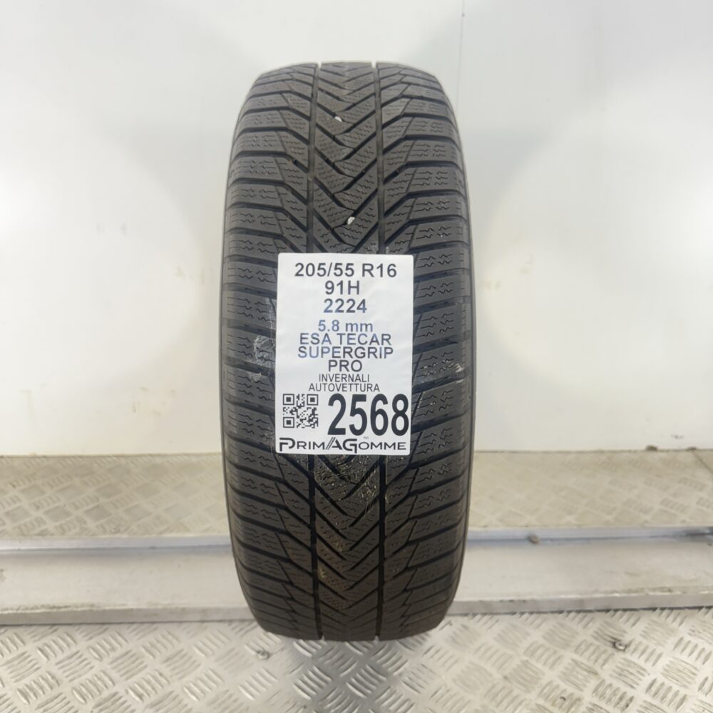 Gomma Usata 205 55 R16 91H Esa Tecar Supergrip Pro 83% Invernale