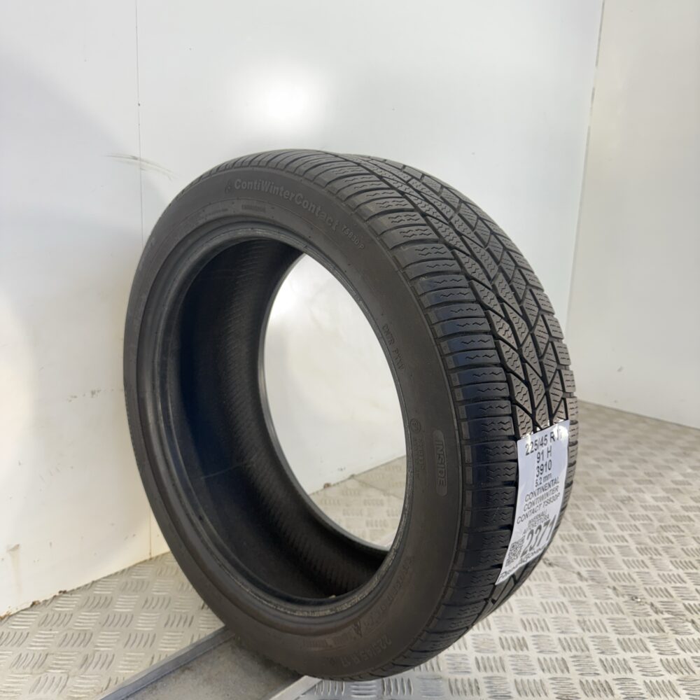 Gomma Usata 225 45 R17 91H Continental ContiWinterContact TS830P 74% Invernale - immagine 5