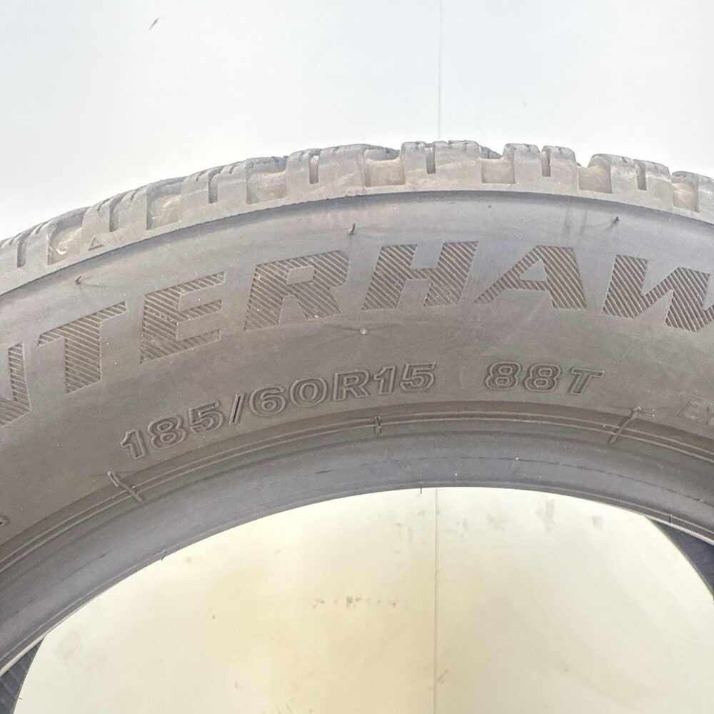 Gomma Usata 185 60 R15 88T Firestone Winter Hawk 4 89% Invernale - immagine 6