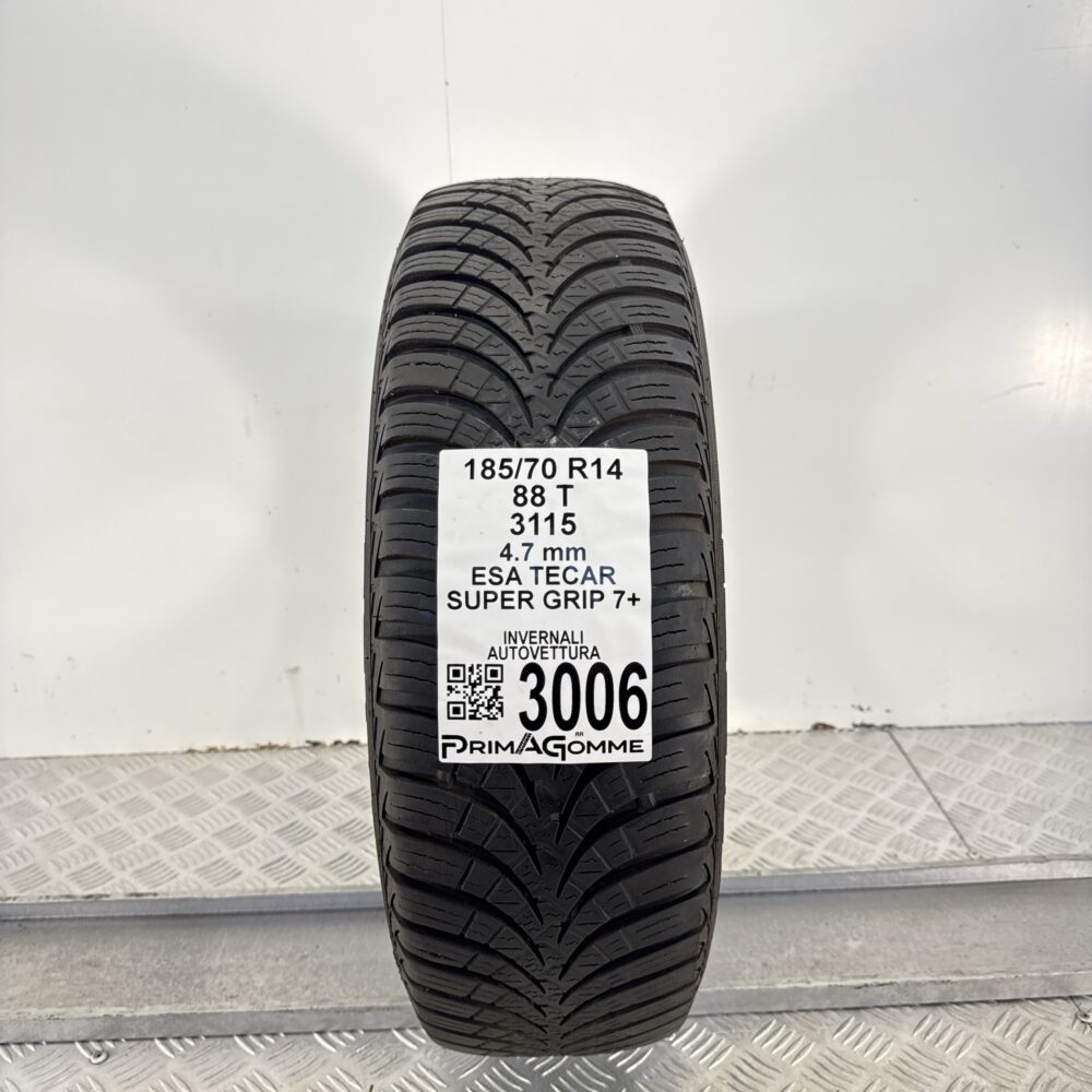 Gomma Usata 185 70 R14 88T Esa Tecar Super Grip 7+ Invernale