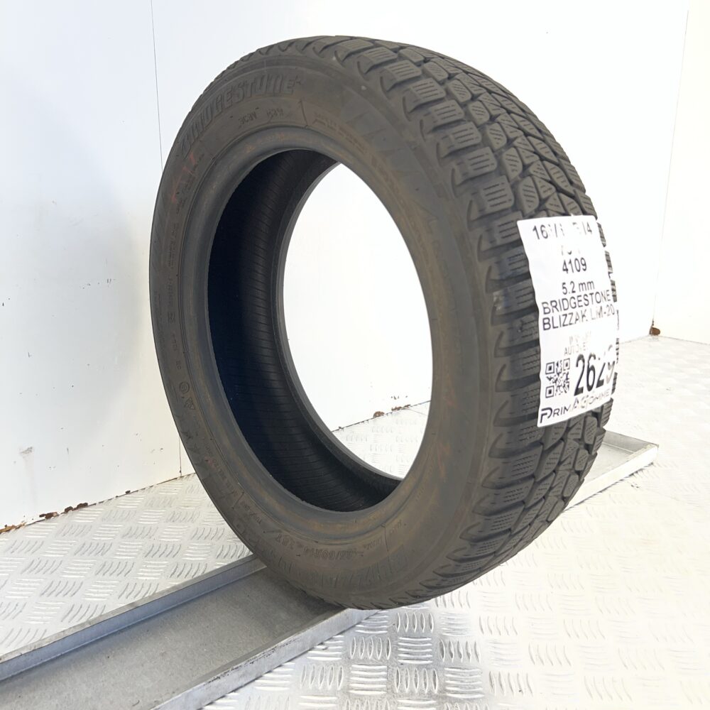Gomma Usata 165 60 R14 75T Bridgestone Blizzak LM-20 Invernale - immagine 5