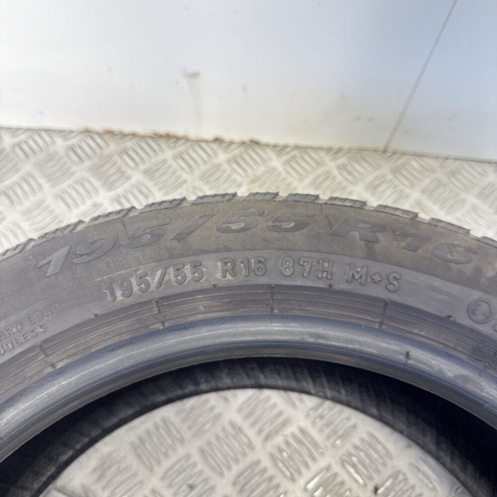 Gomma Usata 195 55 R16 87H Pirelli Snow Control Serie 3 RunFlat Invernale - immagine 6