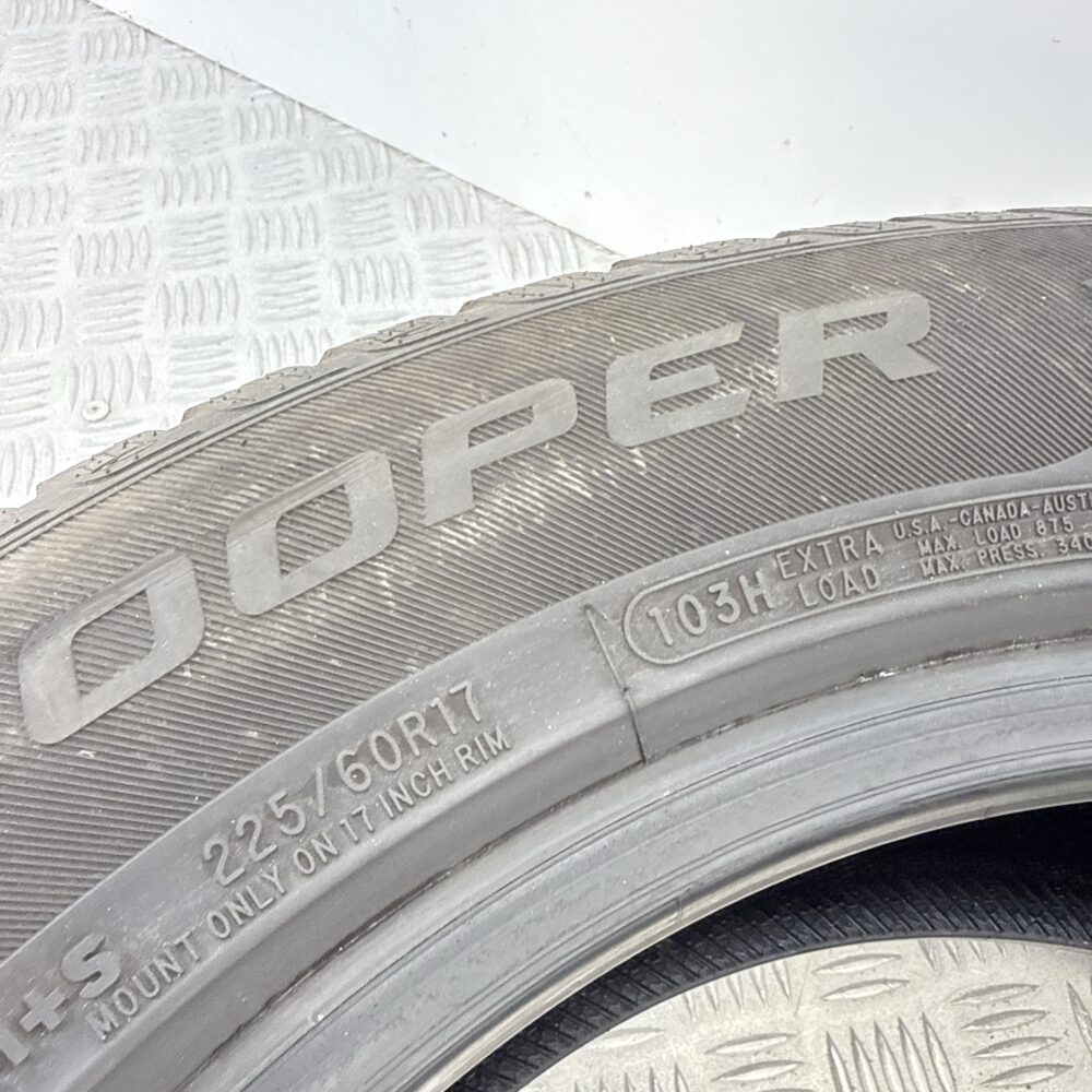 Gomma Usata 225 60 R17 103H XL Cooper Discoverer Winter Invernale - immagine 7
