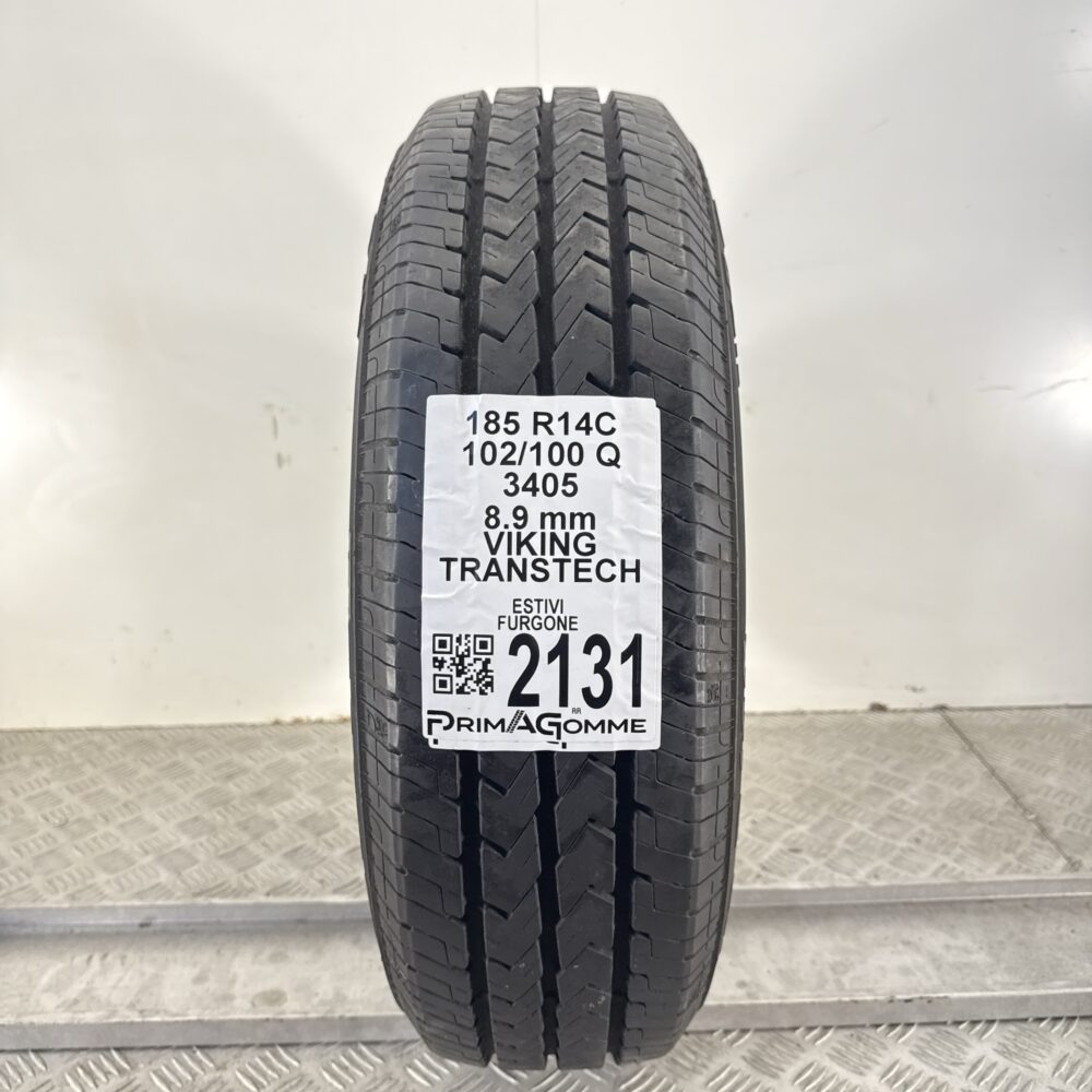Gomma Usata 185 80 R14C 102/100Q Viking Transtech 98% Estivo