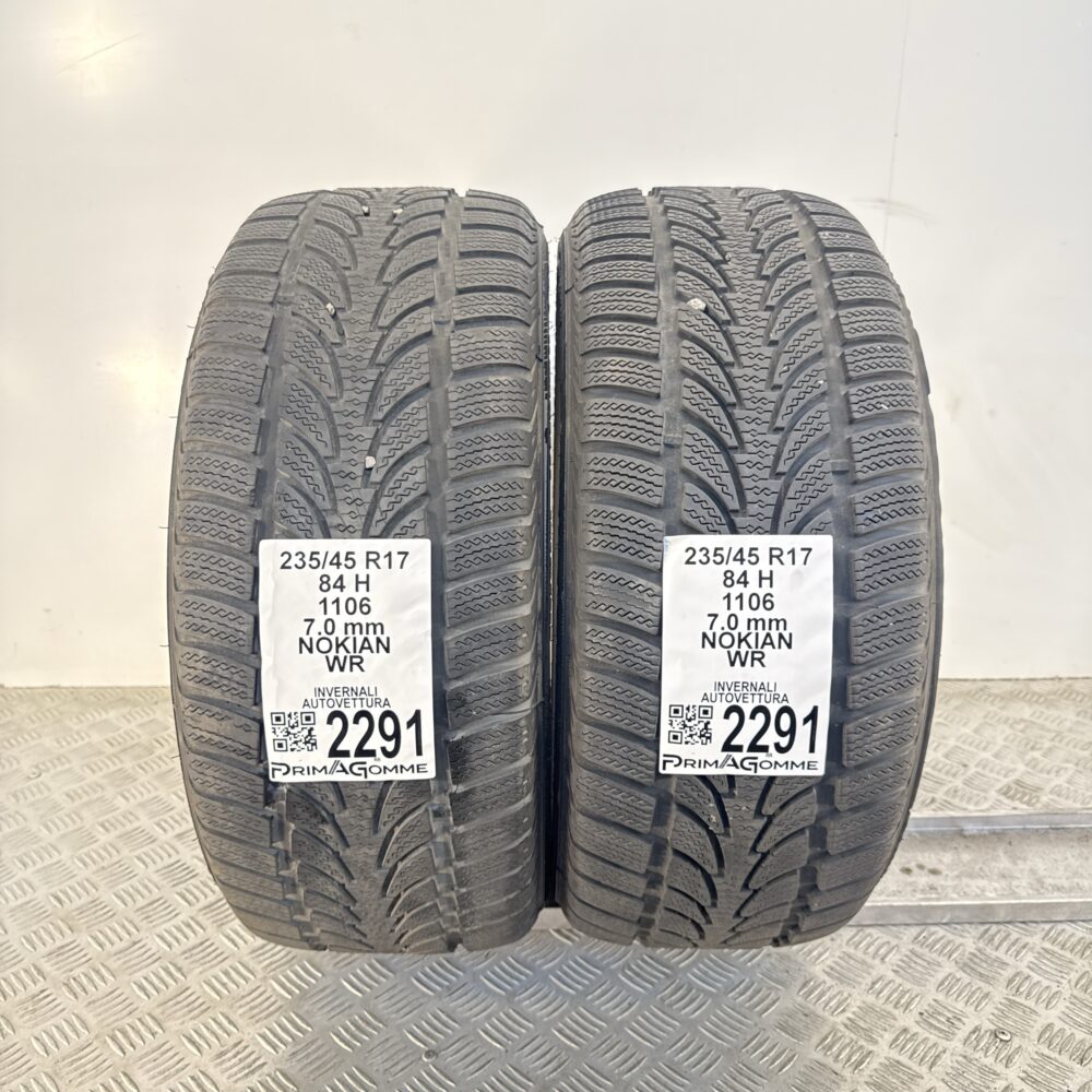 Gomme Usate 235 45 R17 94H Nokian WR 98% Invernali - immagine 4